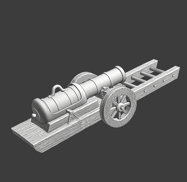Medieval Asian cannon - breach loaded